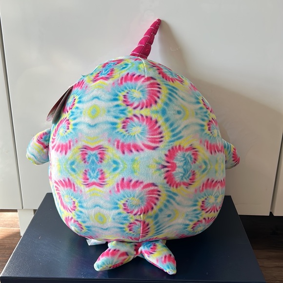 SQUISHMALLOW KellyToys - 16" - Milaina The Tied-Dyed Narwhal - Picture 5 of 9